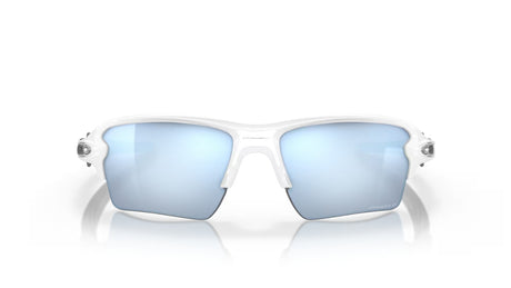 Oakley Flak 2.0 XL Polished White Prizm Deep H20 Polarized voorzijde
