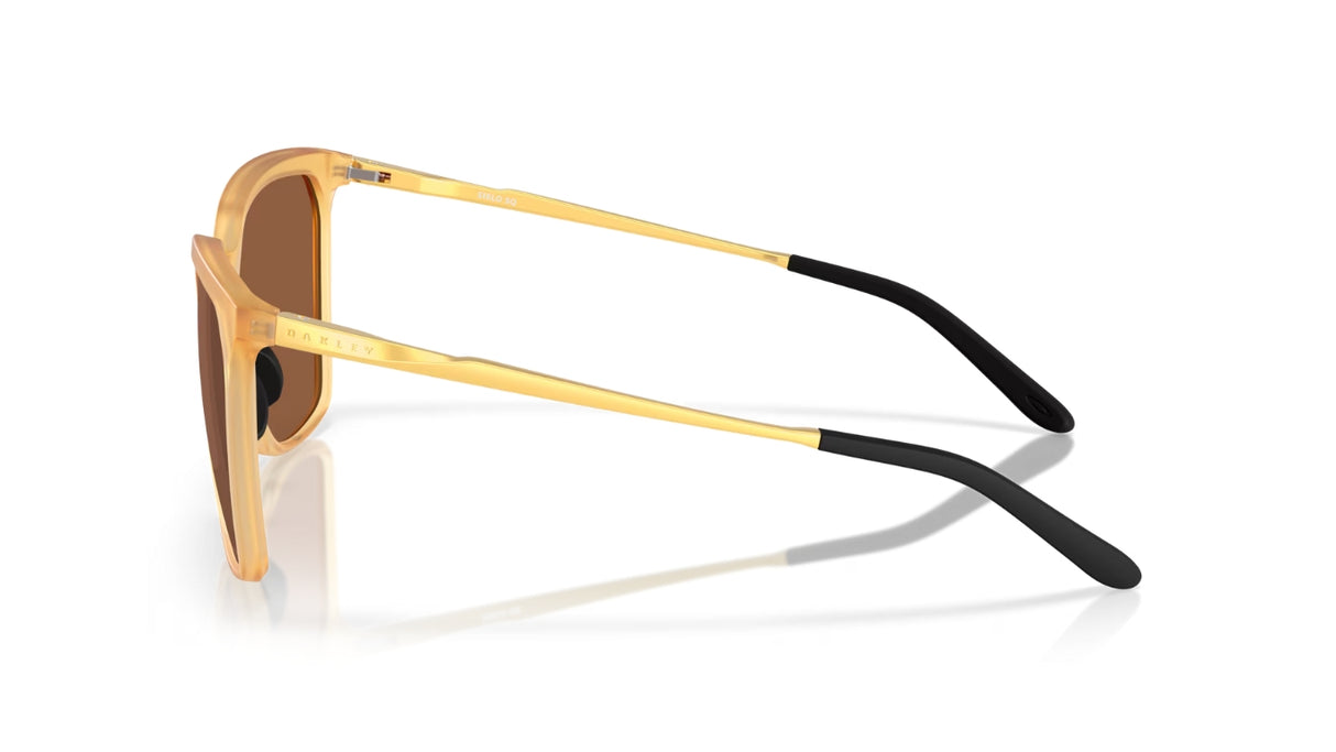 Oakley Sielo SQ Matte Transparant Light Curry/ Prizm Tungsten zijaanzicht