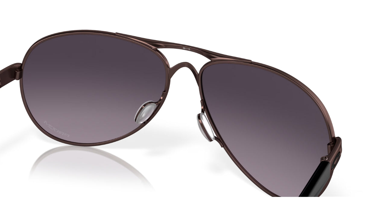 Oakley Feedback Satin Grenache/ Prizm Black Gradient achterzijde