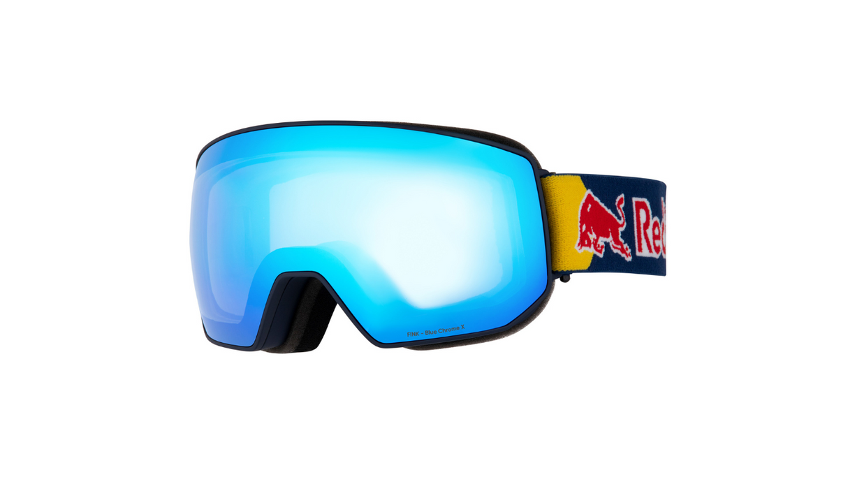 Red Bull SPECT Goggles FINK Blue/ Smoke Blue Mirror Chrome X