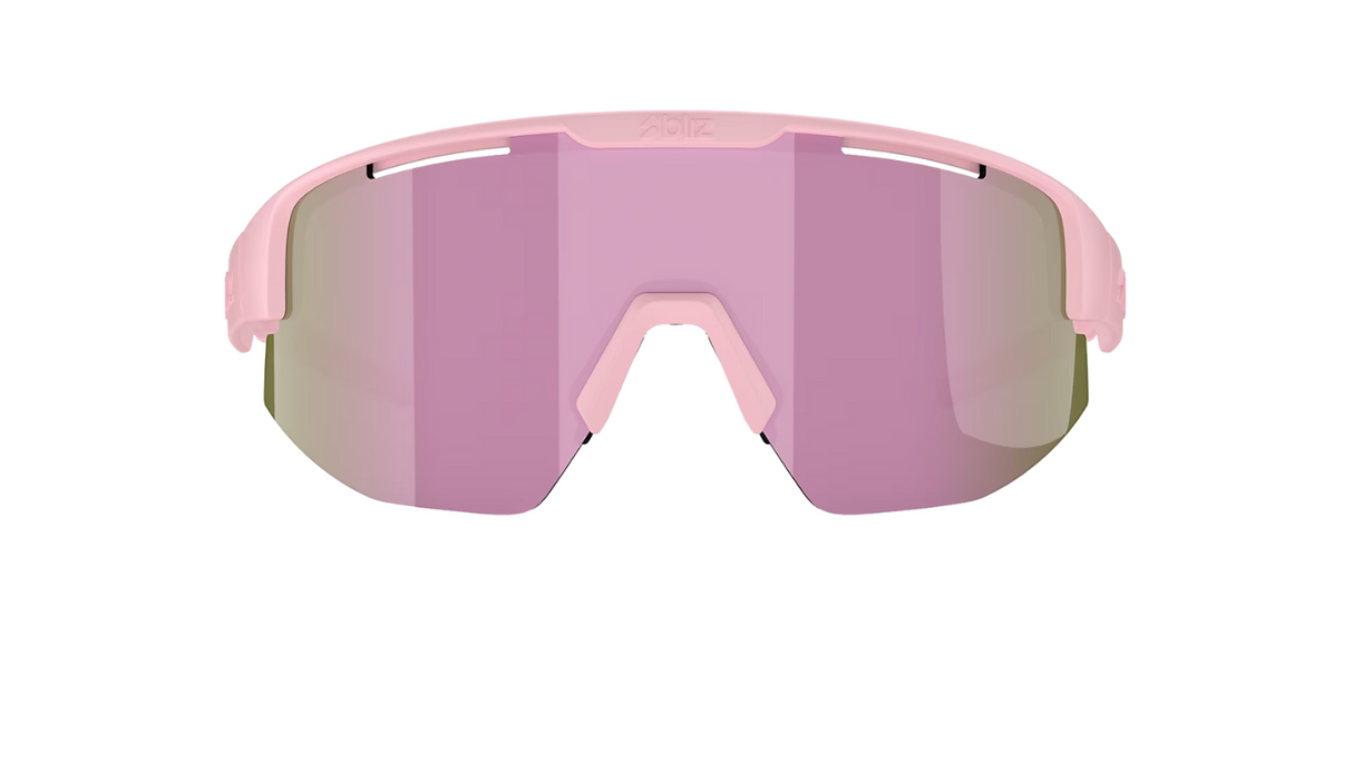 Bliz Matrix Small Matte Powder Pink/ Brown & Rose Multi lens