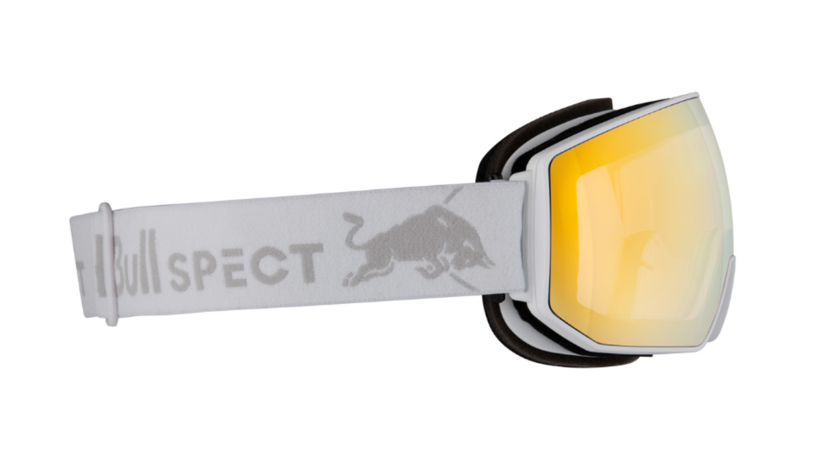 Red Bull SPECT Goggles FINK White/ Brown Gold Mirror Chrome X