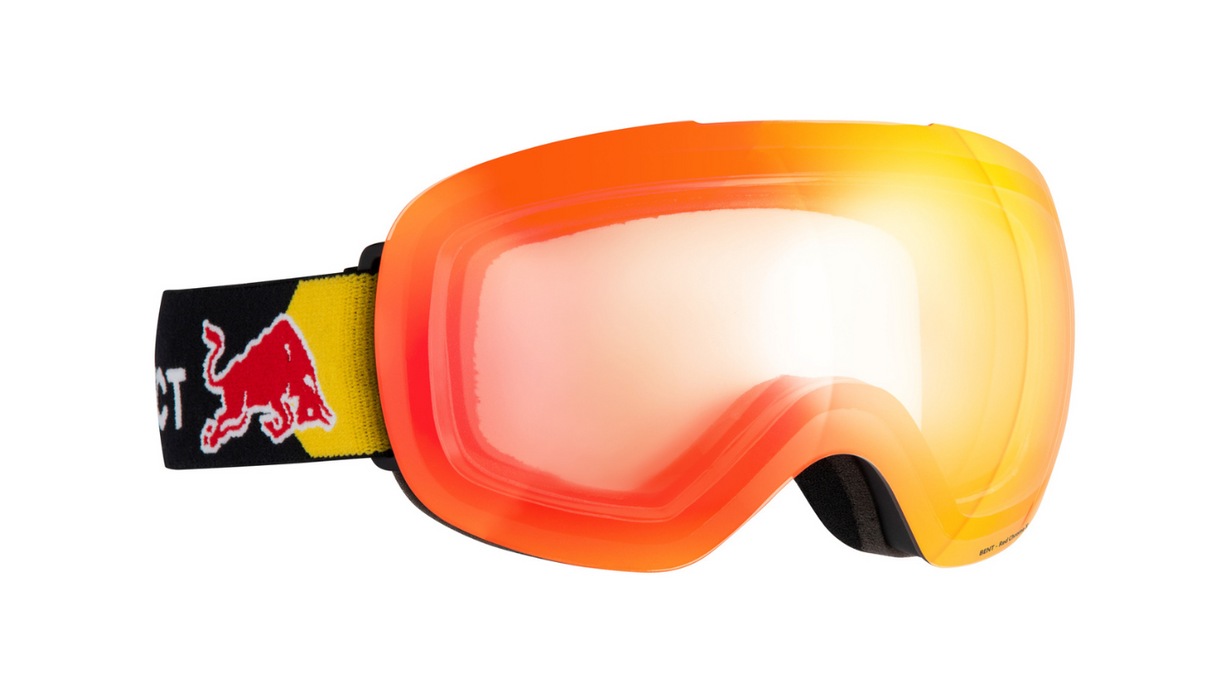 Red Bull SPECT Goggles BENT Black/ Brown Red Chrome