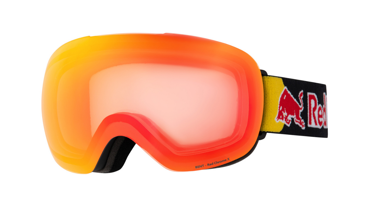 Red Bull SPECT Goggles BENT Black/ Brown Red Chrome