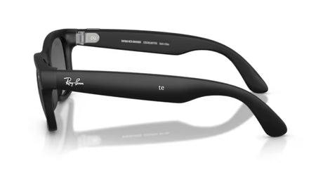 Ray-Ban-Meta-Wayfarer-Matte-Black-Graphite-Gradient-Polarized-Zijkant