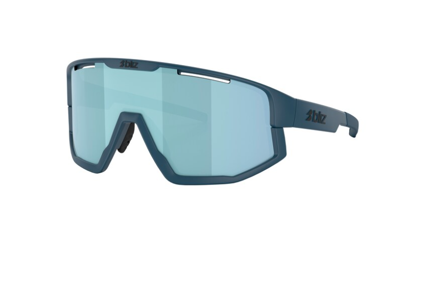 Bliz Fusion Small Sports Glasses Matte Blue/ Smoke & Ice Blue Mirror