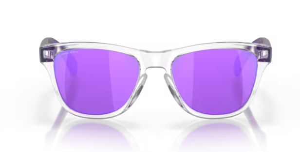 Oakley Frogskins XXS Polished Clear/ Prizm Violet voorkant