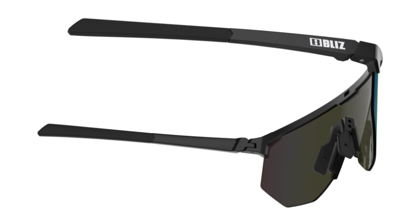Bliz Hero Sports Glasses Matte Black/ Smoke & Green Mirror