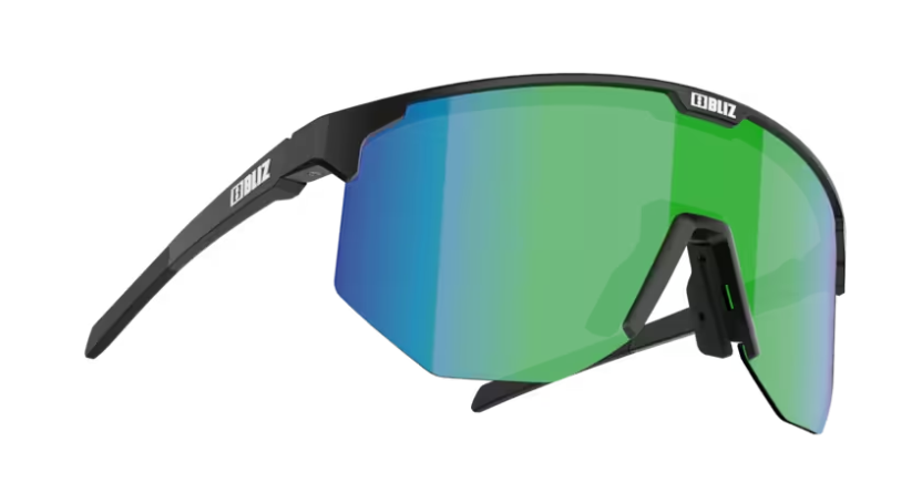 Bliz Hero Sports Glasses Matte Black/ Smoke & Green Mirror