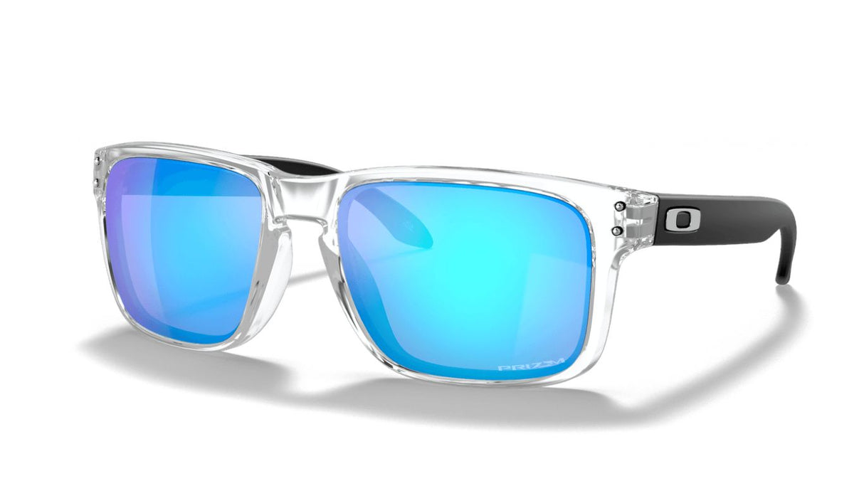 Oakley Custom Holbrook Polished Clear Crystal Blue Shallow Camo/ Prizm Sapphire