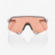 100% S3 Soft Tact Stone Grey/ HiPER® Coral Lens + Clear Lens