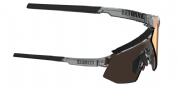 Bliz Breeze Sportbril Transparent Dark Grey/Brown Red Mirror