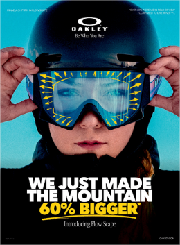 Oakley Flow Scape promotiefoto