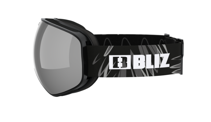 Bliz Floz Matte Black/ Brown & Silver Mirror