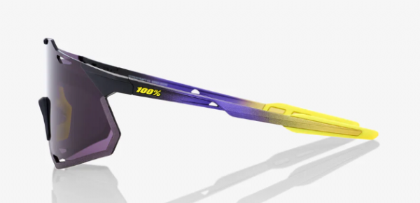 100% Hypercraft Matte Metallic Digital Brights/ Dark Purple + Clear Lens