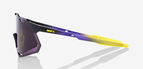 100% Hypercraft Matte Metallic Digital Brights/ Dark Purple + Clear Lens