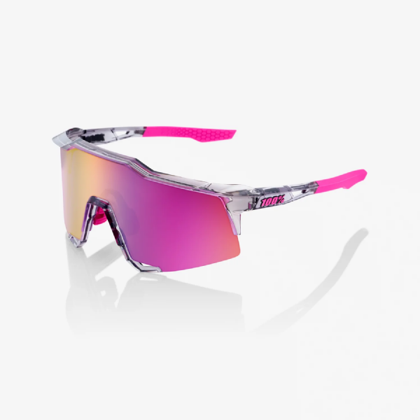 100-Speedcraft-Tokyo-Night-Polished-Translucent-Grey-Purple-Multilayer-Mirror-Lens-Clear-Lens