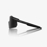 100% Aerocraft Matte Black/ Black Mirror Zijkant