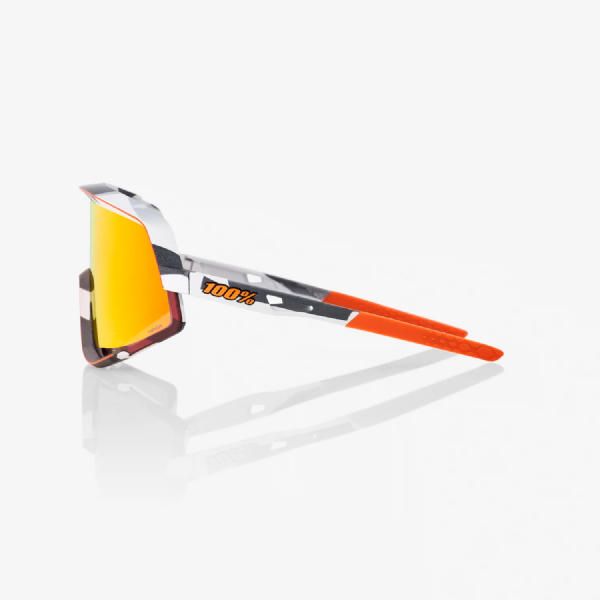 100% Glendale Soft Tact Grey Camo/ HiPER Red Multilayer Mirror + Clear Lens