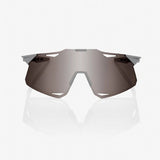 100% Hypercraft Matte Stone Grey/ HiPER Silver Mirror Lens + Clear Lens