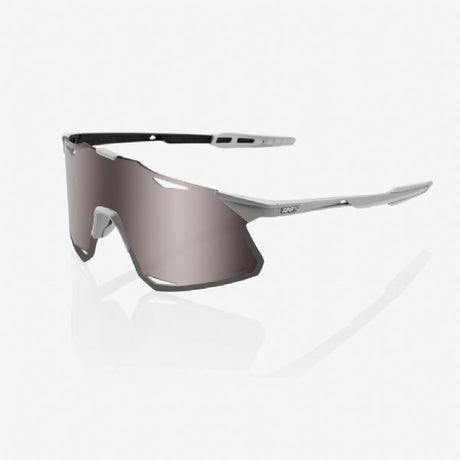 100% Hypercraft Matte Stone Grey/ HiPER Silver Mirror Lens + Clear Lens