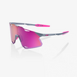 100% Hypercraft Tokyo Night Gloss Light Grey/ Purple Multilayer Mirror Lens 