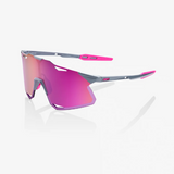 100% Hypercraft Tokyo Night Gloss Light Grey/ Purple Multilayer Mirror Lens 