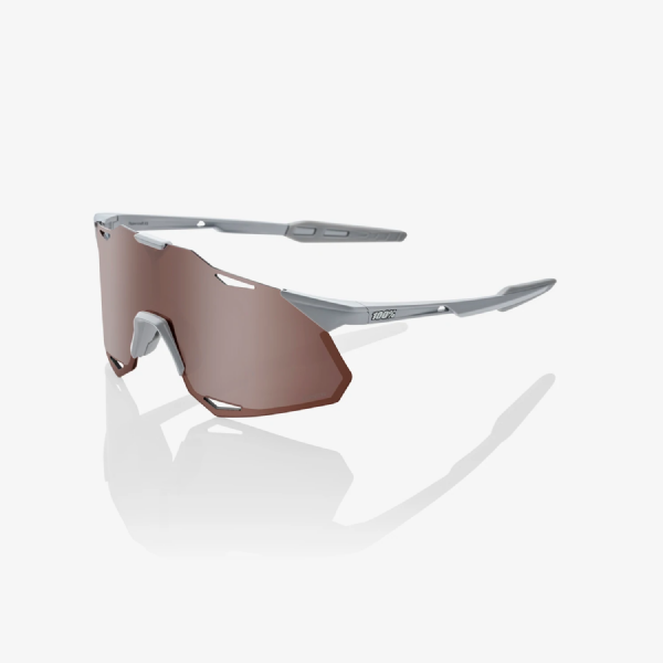 100% Hypercraft XS (extra small) Matte Stone Grey/ HiPER Crimson Silver Mirror 