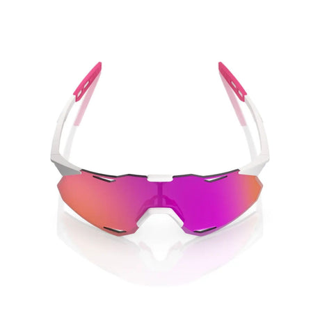 100% Hypercraft XS (extra small) Matte White-Pink/ Hyper Vital Pink Mirror