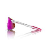 100% Hypercraft XS (extra small) Matte White-Pink/ Hyper Vital Pink Mirror