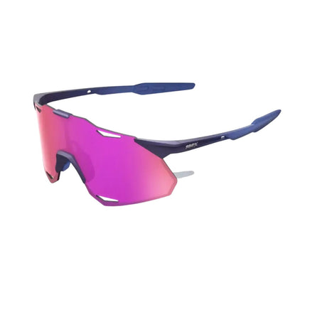 100% Hypercraft XS (extra small) Satin Storm Metallic/ Purple Multilayer Mirror 