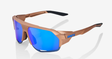 100% Norvik Matte Copper Chronium/ Blue Multilayer Mirror Lens + Clear Lens