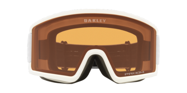 Oakley Target Line M (Medium) Matte White/ Prizm Snow Persimmon