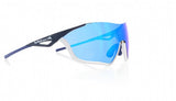 Red Bull Flow Blue Frame/ Blue Mirror Smoke &amp; Transparent Lens