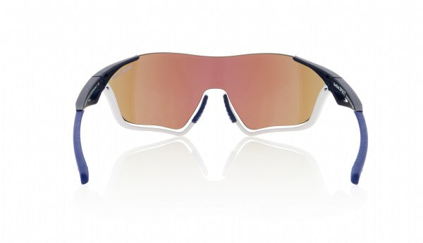 Red Bull Flow Blue Frame/ Blue Mirror Smoke &amp; Transparent Lens