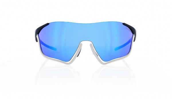 Red Bull Flow Blue Frame/ Blue Mirror Smoke &amp; Transparent Lens