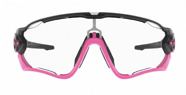 Oakley Custom Jawbreaker Matte Black Neon Pink/ Clear