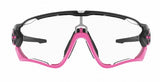 Oakley Custom Jawbreaker Matte Black Neon Pink/ Clear