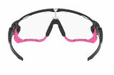 Oakley Custom Jawbreaker Matte Black Neon Pink/ Clear