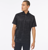 Oakley Reduct Polo mit geometrischem Print, Schwarz