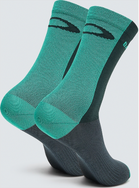 Oakley Icon Road Short Socken/Hunter Green-Mint