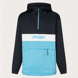 Oakley TNP Nose Grab Softshell Hoodie Schwarz/Hellblau