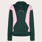 Oakley Rosy Rc Fleece Hoodie / Hunter Green Pink Flower