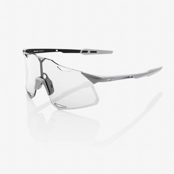 100% Hypercraft Matte Stone Grey/ HiPER Silver Mirror Lens