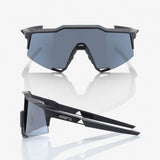 100% Speedcraft Soft Tact Black/Smoke Lens + Clear Lens