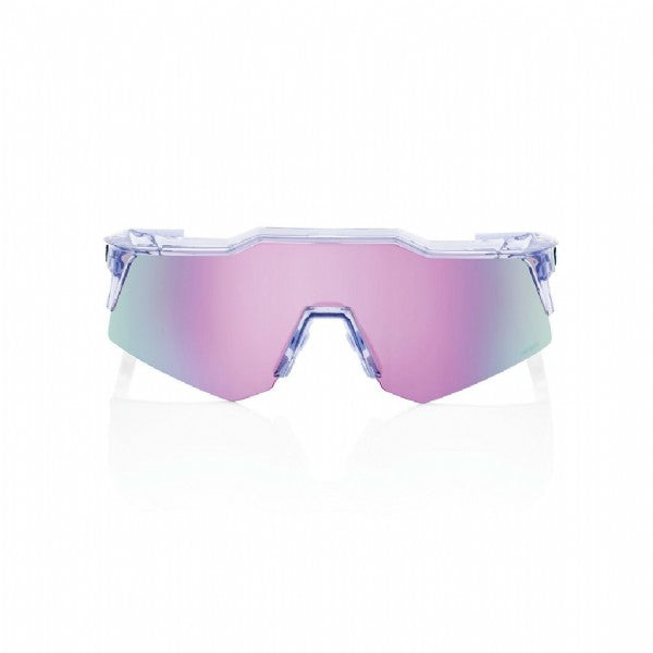 100% Speedcraft XS (extra small) Polished Translucent Lavender/ HiPER Lavender Mirror Lens &amp; Clear