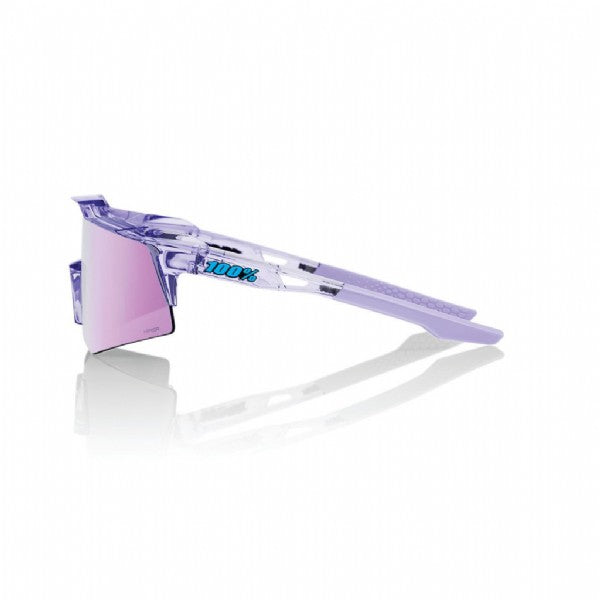 100% Speedcraft XS (extra small) Polished Translucent Lavender/ HiPER Lavender Mirror Lens &amp; Clear