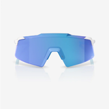 100% Aerocraft Matte White/ HiPER Blue Mirror