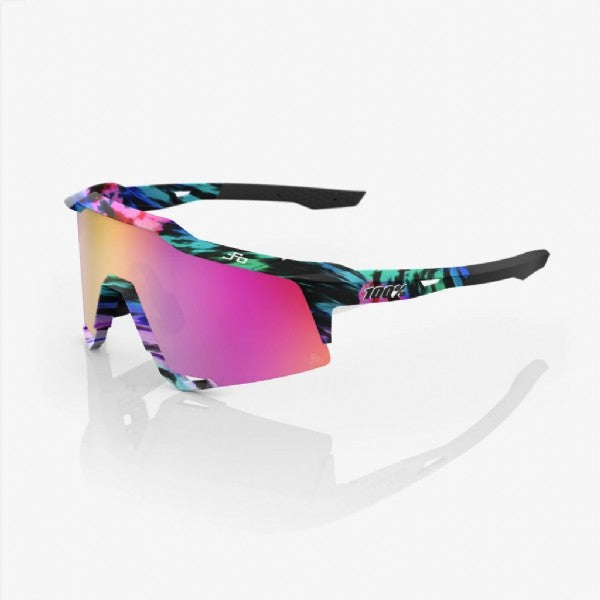 100 % Speedcraft Peter Sagan Limited Le Soft Tact Tie Dye/Lila Mehrschichtspiegel &amp; klare Linse