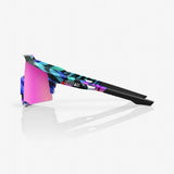 100% Speedcraft Peter Sagan Limited Le Soft Tact Tie Dye/ Purple Multilayer Mirror &amp; Clear lens